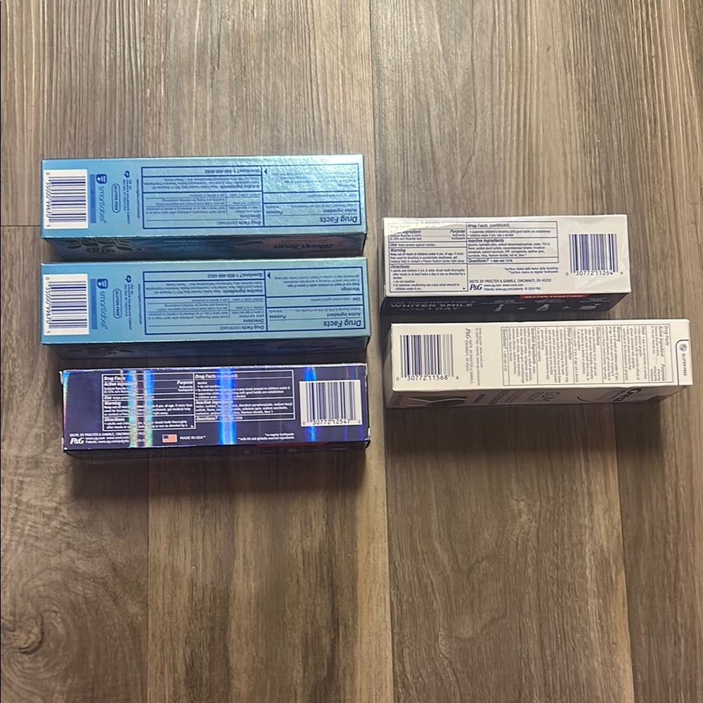 Colgate and Crest Toothpaste Set - Picture 2 of 2